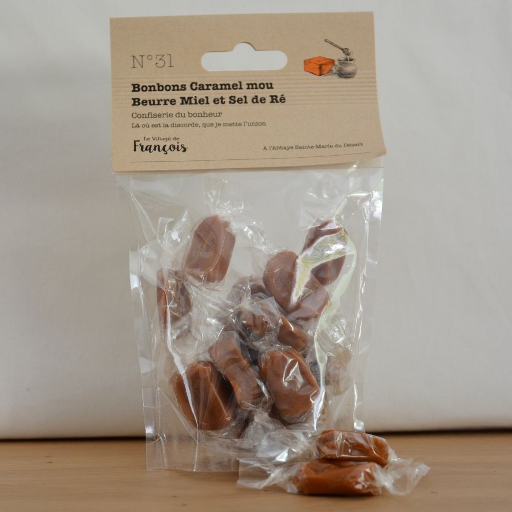 Bonbons Caramel Mou - Beurre Miel et Sel de Ré
